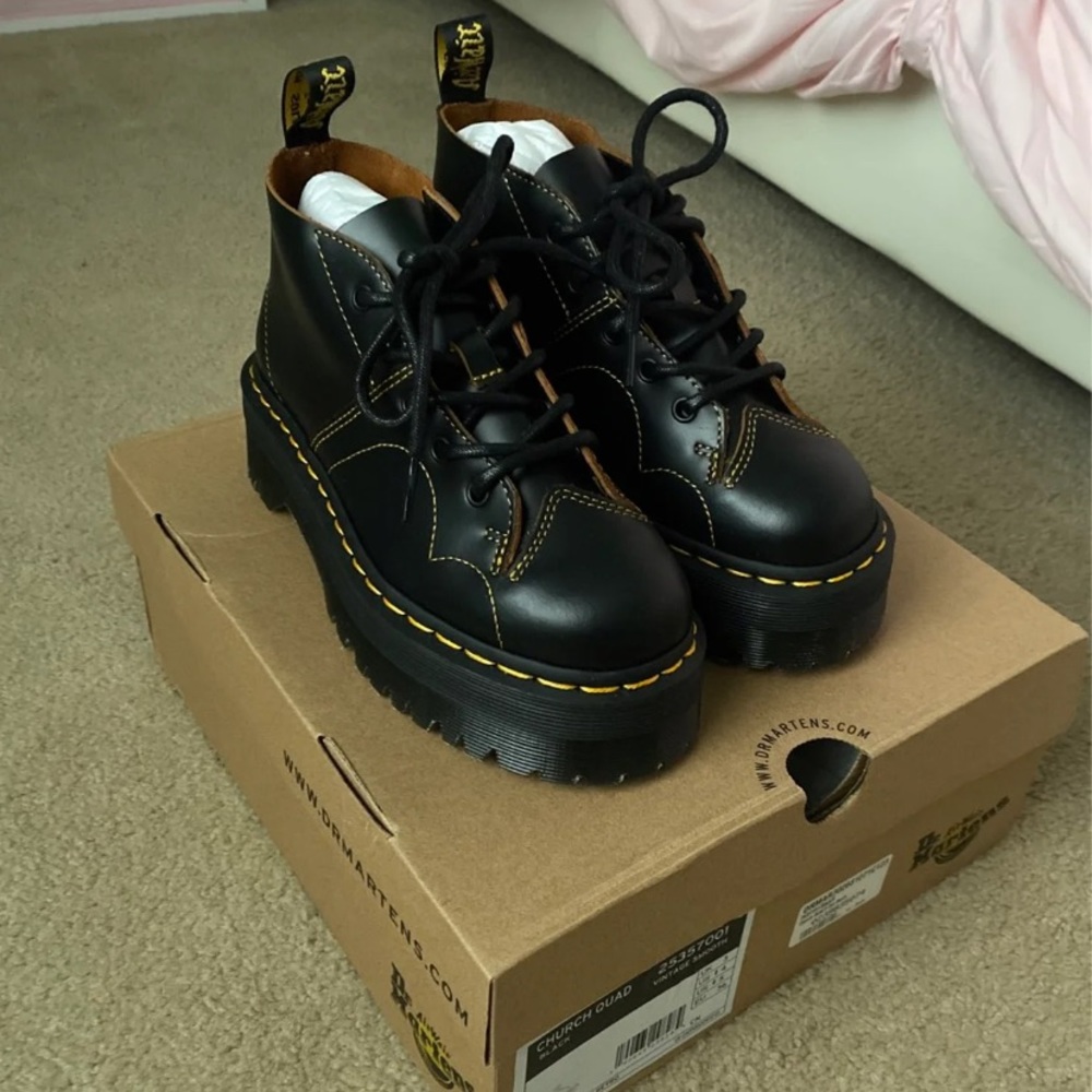 ❌SOLD❌ NIB Dr. Martens Church Quad Platform